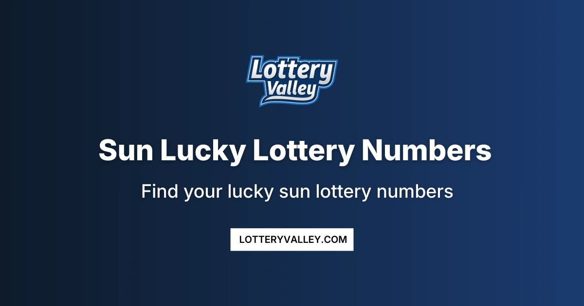 Sun Lucky Lottery Numbers - Planetary Influence