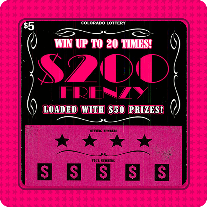 $200 Frenzy Scratch-Off Ticket