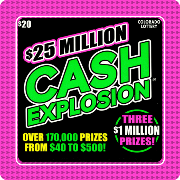 $25 Million Cash Explosion Scratch-Off Ticket
