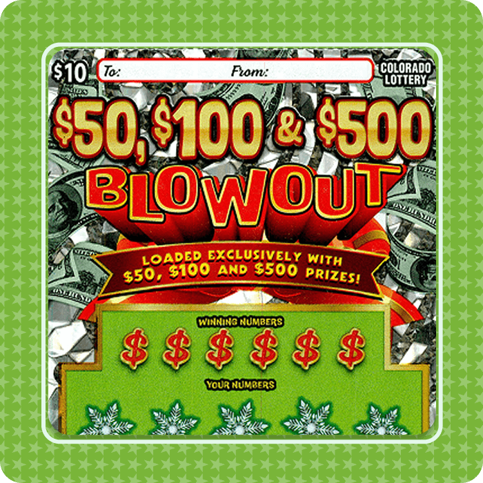 $50, $100, & $500 Blowout Scratch-Off Ticket