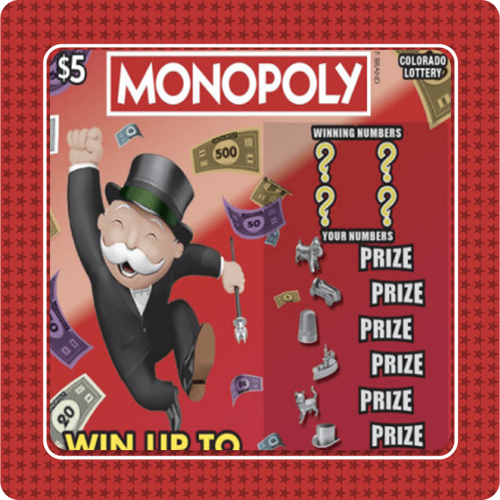 Monopoly Scratch-Off Ticket