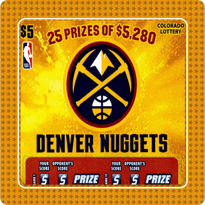 Denver Nuggets Scratch-Off Ticket