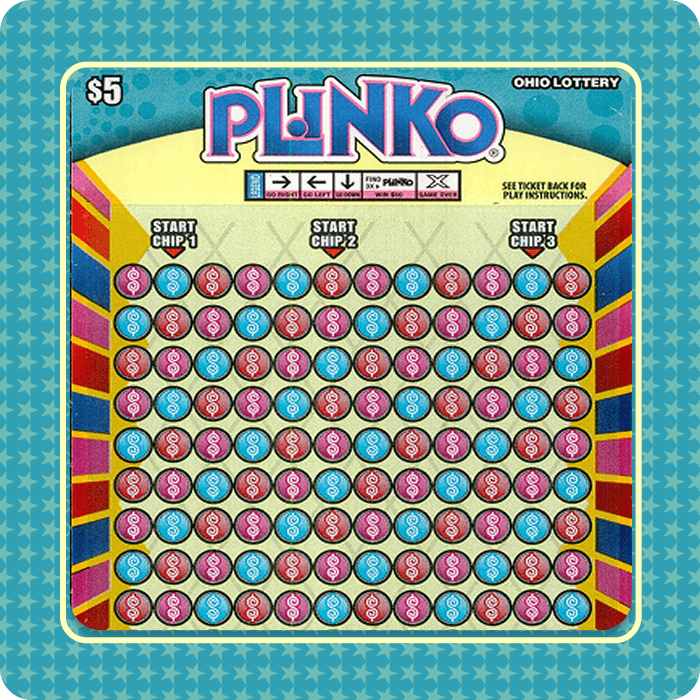 Plinko Scratch-Off Ticket