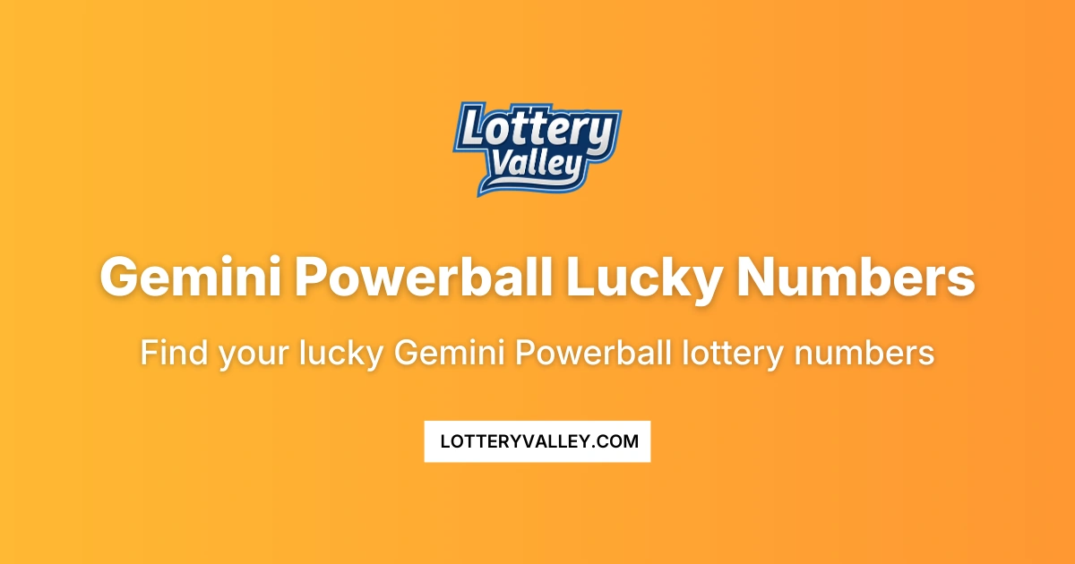 Gemini Powerball Lucky Numbers - Daily Predictions
