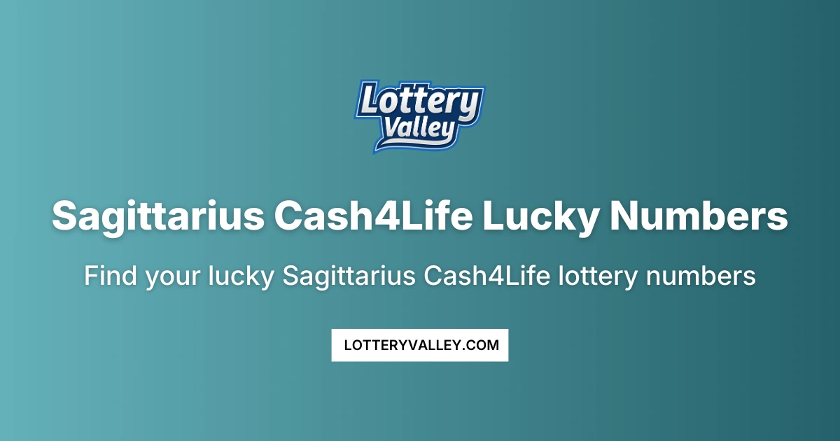 Sagittarius Cash4life Lucky Numbers - Daily Predictions