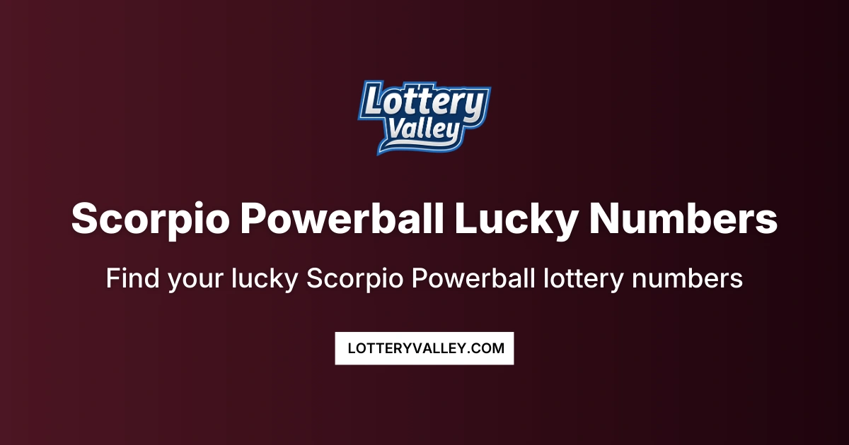 Scorpio Powerball Lucky Numbers - Daily Predictions