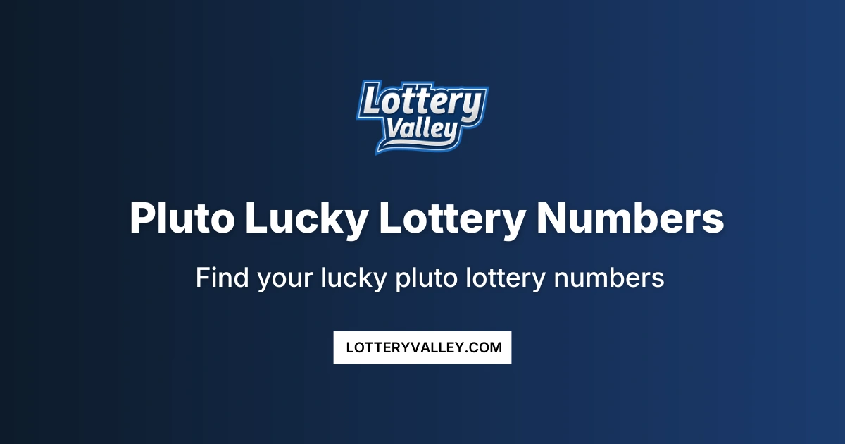 Pluto Lucky Lottery Numbers - Planetary Influence