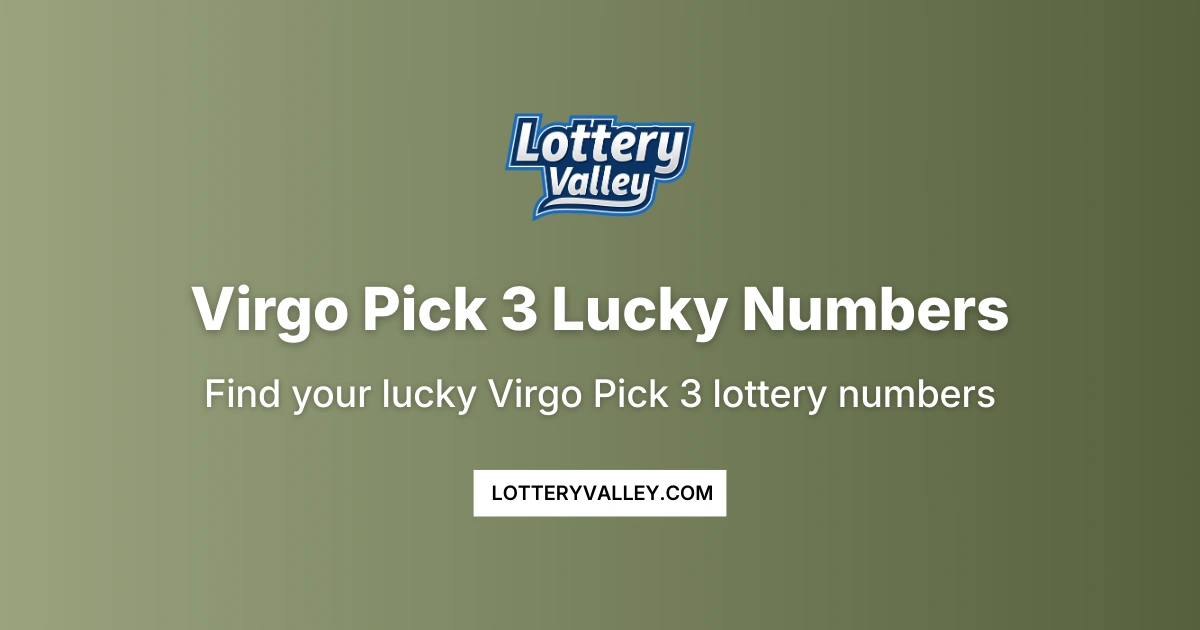 Virgo Pick 3 Lucky Numbers - Daily Predictions