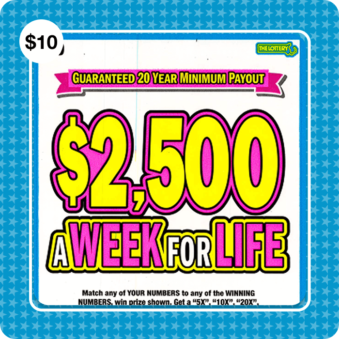 $2,500 A Week For Life