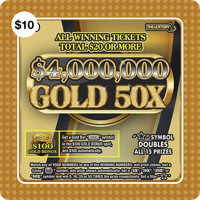 $4,000,000 Gold 50X